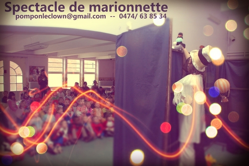 Affiche spectacle de marionnettes