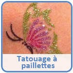 Tatouage à paillettes