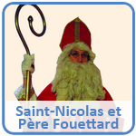 Saint-Nicolas et Père Fouettard